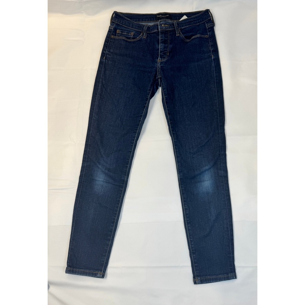 Banana Republic Sculpt Skinny Jeans‎ Indigo Blue Petite 26/2 Stretch Denim EUC